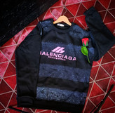 دورس مشکی پنبه ای طرح BALENCIAGA