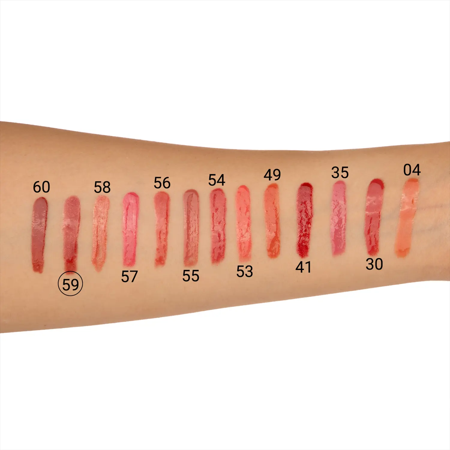 رژ لب مایع براق ام ان دی شماره 59